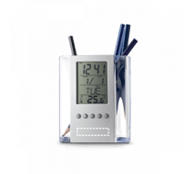 Ballpoint pen holder with digital clock EDEM
